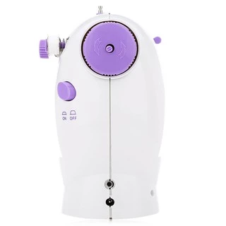 จักเย็บผ้ามินิ ขนาดพกพา จักรเย็บผ้าไฟฟ้า Mini Sewing Machine Built-in ที่ตัดด้าย ไม่ต้องใช้กรรไกร