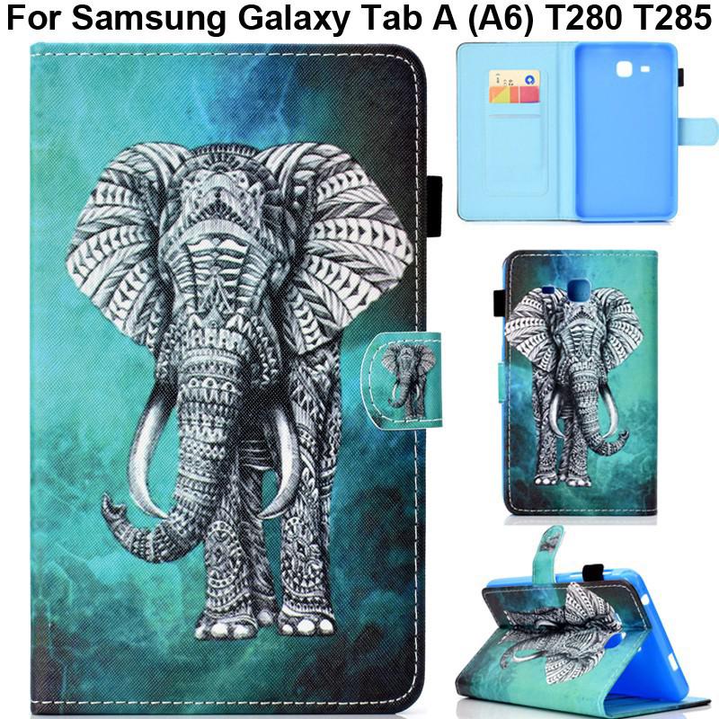 ซัมซุง กรณีป้องกัน เคส Samsung Galaxy Tab A6 7.0 น่ารัก หุ้ม Tab A 7" SM-T280 T285 ฝาครอบป้องกัน