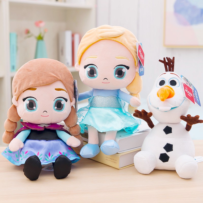 ตุ๊กตาFrozenเอลซ่า&แอนนา​ ขนาดใหญ่​ 30cm.พวงกุญแจตุ๊กตาFrozen ตุ๊กตาFrozen เอลซ่า อันนา โอลาฟ