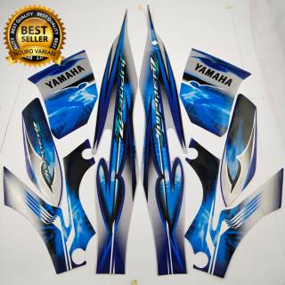 Striping yamaha jupiter z Blue silver 2009 2010 ลิสต์ตัวถังมาตรฐาน คุณภาพ