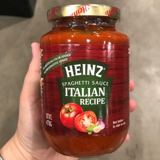 ซอสสปาเก็ตตี สูตรอิตาเลียน ตรา Heinz 470 กรัม