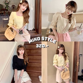 พร้อมส่งจากไทย MIKO STYLE - BUNNY BLOUSE