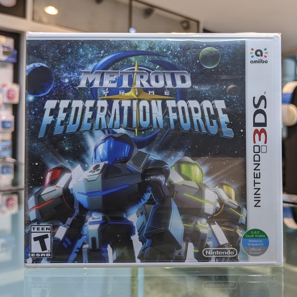 (ภาษาอังกฤษ) มือ1 3DS Metroid Prime Federation Force แผ่นเกม Nintendo 3DS เกม3ds