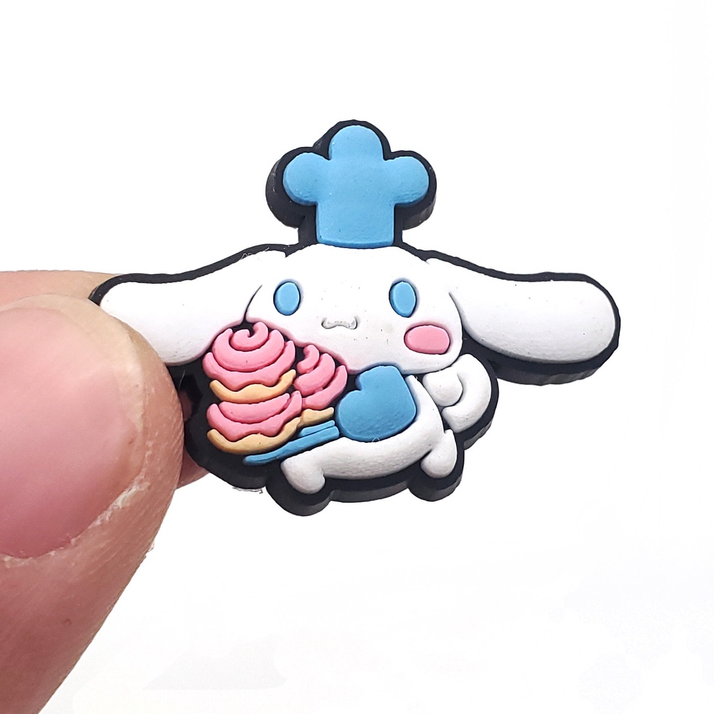 JIBBITZ cross charms ตัวติดรองเท้า Cinnamoroll ตัวติดรองเท้า cross