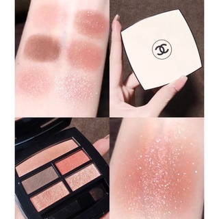 อายเชโดชาแนล Chanel Les Beiges Healthy w al Eyeshadow Palette อายแชโดว์สี Warm Light Tender