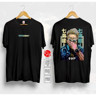 เสื้อยืด พิมพ์ลายอนิเมะนานามิ KENTO JUJUTSU KAISEN สไตล์ญี่ปุ่น