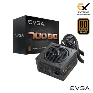 พาวเวอร์ซัพพลาย (PSU) EVGA 700 BQ 700W 80 PLUS BRONZE รับประกัน 5 ปี