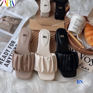 🔥พร้อมส่ง 🔥มาใหม่ รองเท้าแฟชั่น รองเท้าผู้หญิง รองเท้าสวม รองเท้าแตะสวม Zara