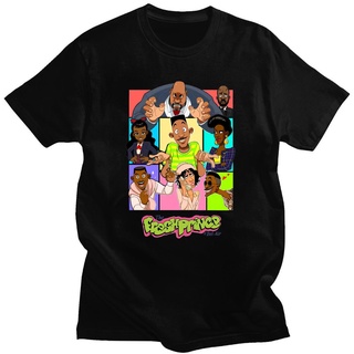 มาใหม่ เสื้อยืดลําลอง ผ้าฝ้าย แขนสั้น พิมพ์ลาย Awesome The Fresh Prince of Bel Air สําหรับผู้ชาย