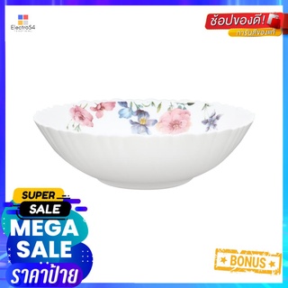 ชามแก้วโอปอล 8 นิ้ว KECH CARNATIONOPAL GLASS BOWL KECH CARNATION 8IN