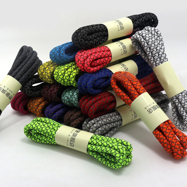 เชือกผูกรองเท้ากีฬา เชือกผูกรองเท้าผ้าใบ สะท้อนแสง ทรงกลม ขนาด 180 ซม. - รูปที่ 6