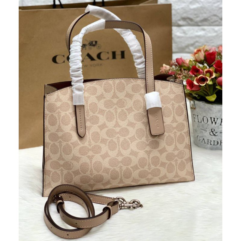 COACH CHARLIE CARRYALL 28 IN SIGNATURE