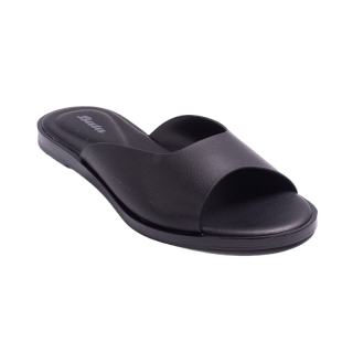 Bata บาจา รองเท้าส้นแบน รองเท้าแตะ ใส่ลำลอง สีสุภาพ สำหรับผู้หญิง รุ่น Nette สีดำ 5616171