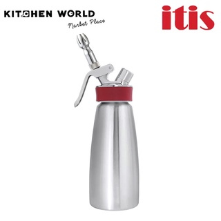 ITIS 101-2101 0.5L Professional Gourmet Whip Plus S/S Red/ กระบอกวิปครีมสแตนเลส 0.5 ลิตร