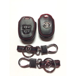 หุ้มกุญแจหนังรถยนต์Toyota Vios’13,yatis’14,commuterใหม่