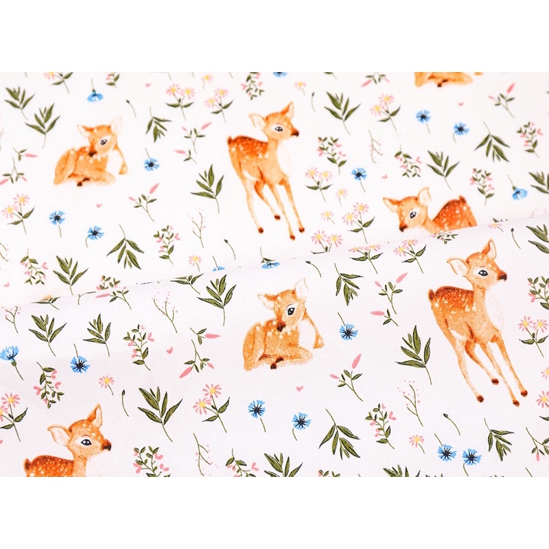 ผ้าคอตตอน 100% ทอทวิล หน้ากว้าง 1.60 เมตร พิมพ์ลายดอกไม้ ตัดขายเป็นเมตร - รูปที่ 6