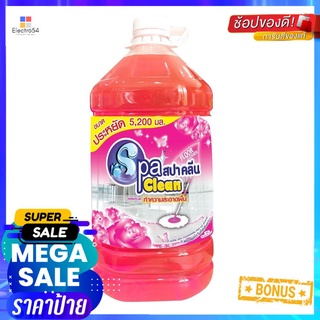 น้ำยาทำความสะอาดพื้นผิวทั่วไป SPACLEAN 5,200ml ROMANTIC ROSEFLOOR CLEANER SPA CLEAN 5200ML ROMANTIC ROSE