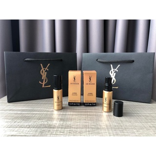 Yves Saint Laurent YSL OR Rouge Le Serum D’Exception ขนาดทดลอง แบบกดปั๊ม 7 ml ของแท้ 100% ฉลากไทย ผลิต 02/2020