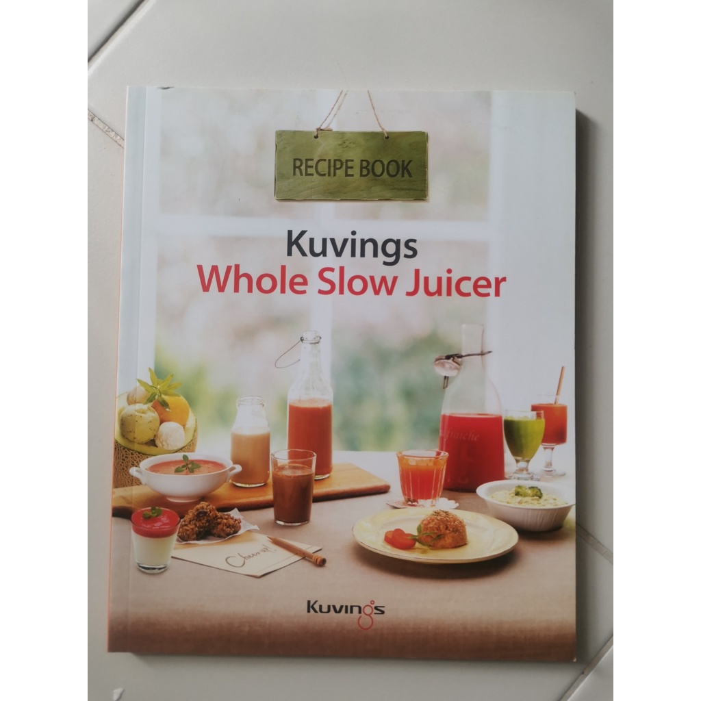 หนังสือ​ภาษาอังกฤษ​มือสอง​ Kuvings Whole Slow Juicer