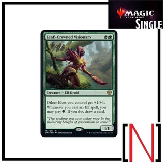 [MTG][Single][DMU] Leaf-Crowned Visionary ระดับ Rare [ภาษาอังกฤษ]