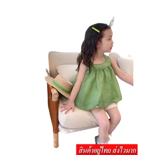 KIDS  ชุดเด็ก เซ็ท 2 ชิ้น เสื้อ+กางเกงขาสั้น ทรงพองๆ รุ่น 99123