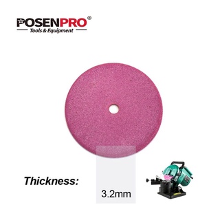 POSENPRO ใบหินเจียร์ขนาด 100 mm*10mm*3.2mm  สำหรับเครื่องลับโซ่ไฟฟ้า เครื่องลับคมโซ่