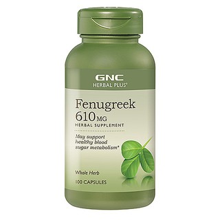 GNC Fenugreek 610mg Herbal Plus Breastfeeding Herbal Supplement 100 tablets เลี้ยงลูกด้วยนม อาหารเสริมสมุนไพร