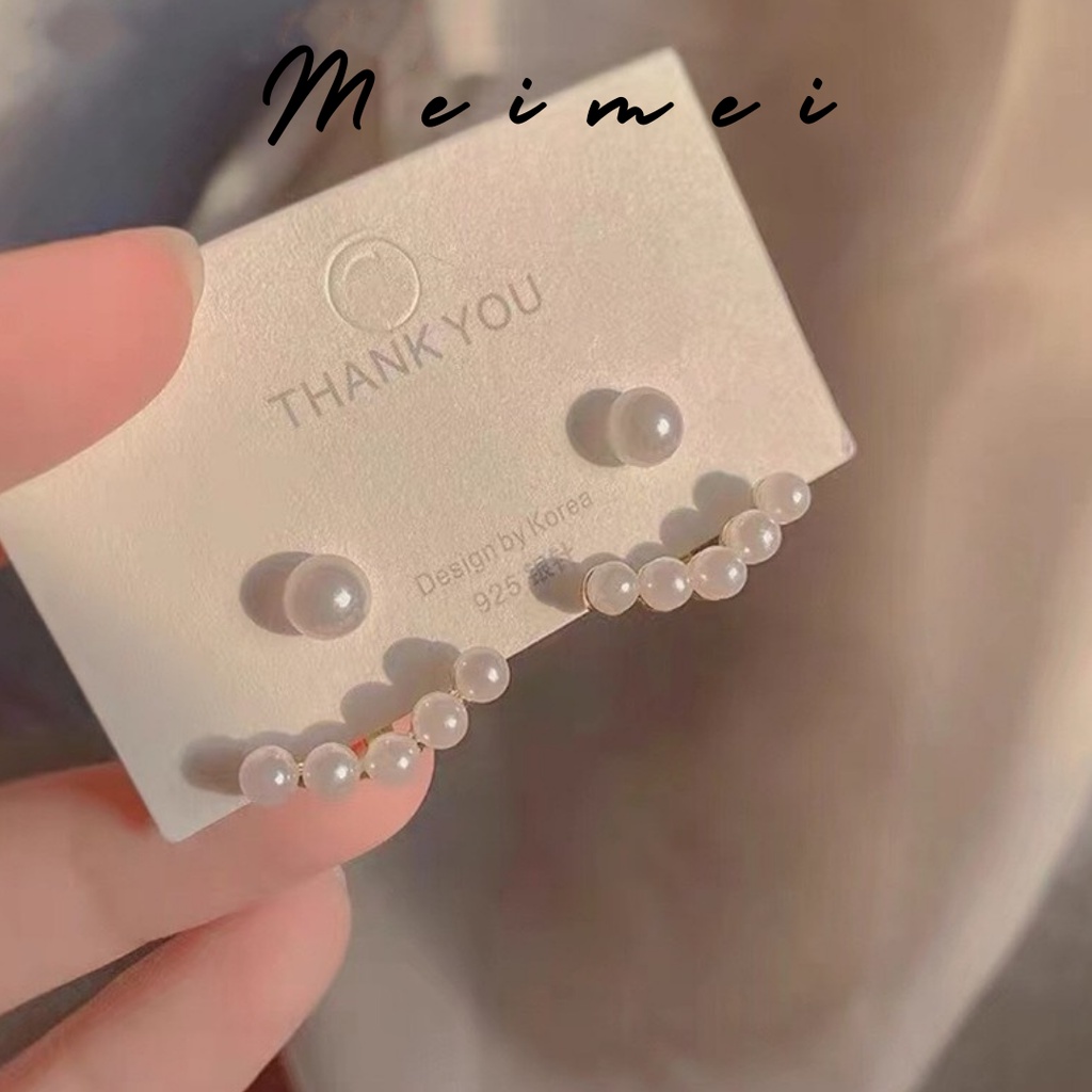 ต่างหูโซ่เงิน 925 น่ารัก Meimei KT0034