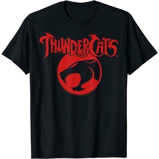 เสื้อยืดผ้าฝ้าย พิมพ์ลายโลโก้ ThunderCats สีแดง สําหรับเด็ก และผู้ใหญ่ HKepll36CNcefc41Size S-5XL