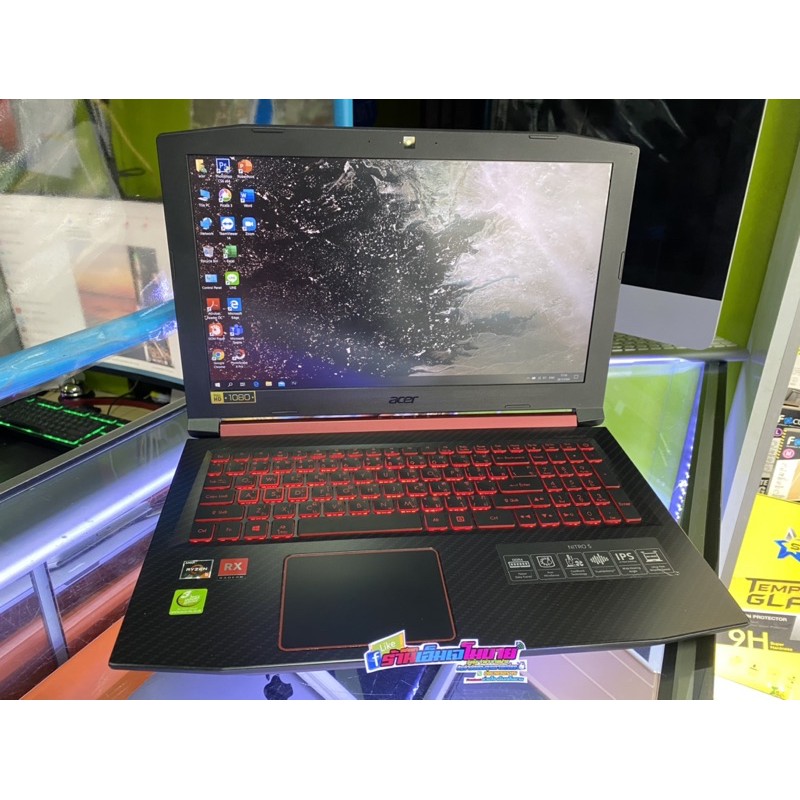 Notebook Gaming Acer Nitro5 Ryzen5 2500U ประกันศูนย์ 1 ปี 💻