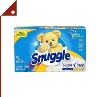 Snuggle : SGLSPC-70* แผ่นปรับผ้านุ่ม SuperCare Fabric Softener Dryer Sheets, 70 Count