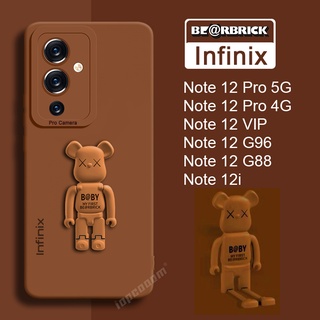 เคสโทรศัพท์มือถือ ซิลิโคนนิ่ม กันรอยกล้อง ลายหมี สําหรับ Infinix Note 12 Pro 5G G96 G88 VIP 12i 4G