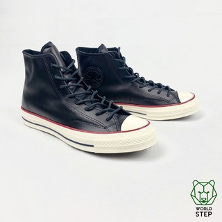 Converse 70 หนังออย Converse All Star 70’s Leather Premium Hi Black รองเท้า คอนเวิร์สหนัง คอนเวิสหนัง