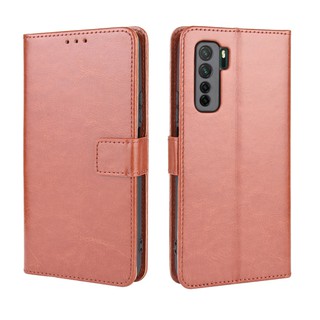 เคสสำ Huawei Nova 7 Se Case Leather Flip Back Cover Huawei Nova 7 Se Nova7Se เคสฝาพับ มือถือแล