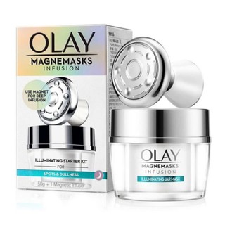 Olay Magnemasks Whitening Mask Starter Kit 50g,  โอเลย์ แมกนีมาส์ก ไวท์เทนนิ่ง มาส์ก สตาร์ทเตอร์คิท