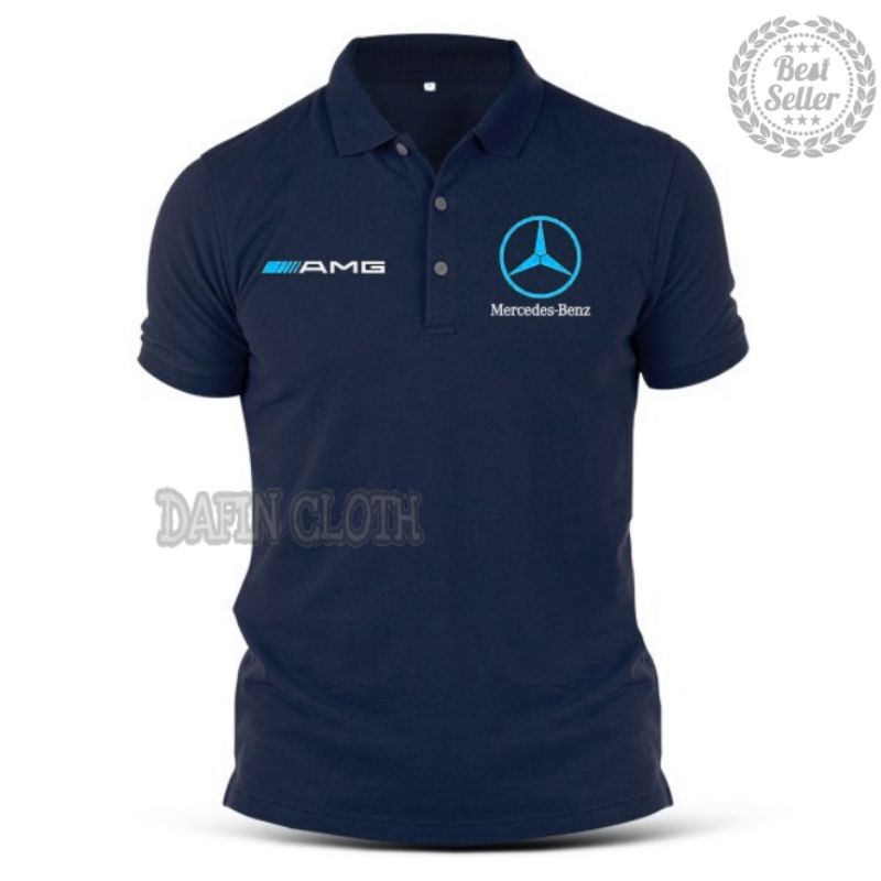เสื้อโปโล เสื้อคอปกผู้ชาย Mercedes Benz Mercy Amg