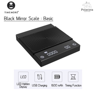 Timemore Black Mirror Scale Basic เครื่องชั่งจับเวลา ตาช่างจับเวลา สำหรับดริปกาแฟ