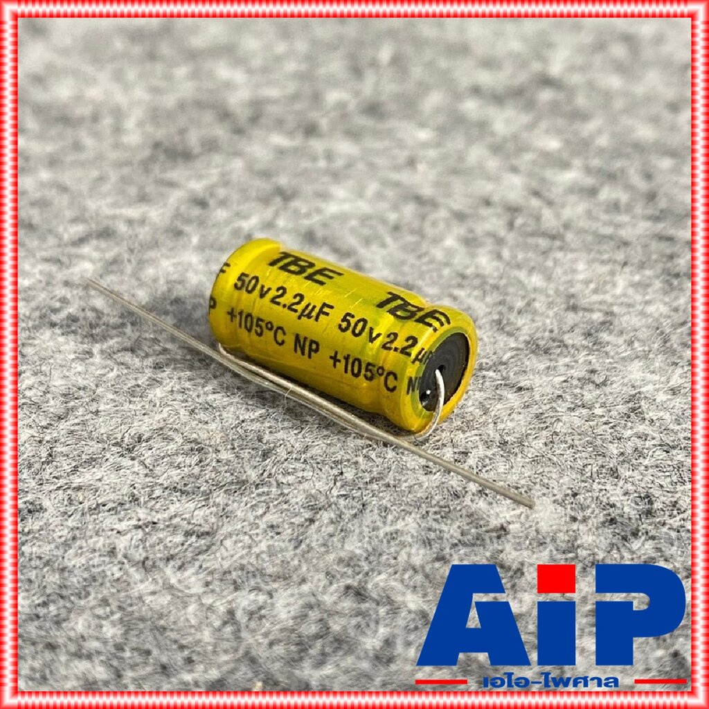 10ตัว 2.2uF 50V C ลำโพง สีทอง คาปาลำโพงเสียงแหลม ตัวป้องกันลำโพงเสียงแหลม คอนเดนเซอร์ ทอง คาปาซิเตอร์ลำโพง CAPACITOR ...