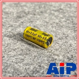 10ตัว 2.2uF 50V C ลำโพง สีทอง คาปาลำโพงเสียงแหลม ตัวป้องกันลำโพงเสียงแหลม คอนเดนเซอร์ ทอง คาปาซิเตอร์ลำโพง CAPACITOR ...