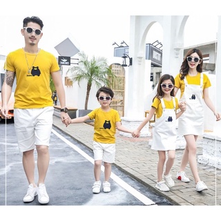 💕 ชุดเซ็ตครอบครัว ชุดคู่รัก เสื้อเอี๊ยม เสื้อกางเกง (รวมเด็ก-ผู้ใหญ่)