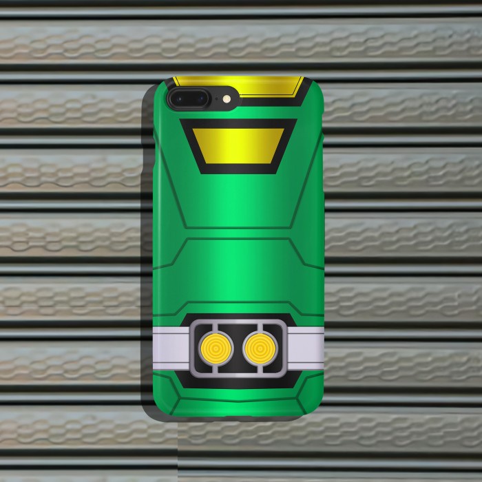 Green Racer Gekisou Sentai Carranger Super Sentai Tokusatsu Case All Types ของ HP