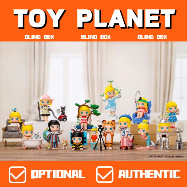 [TOY Planet] POP MART Popmart ART TOY molly กล่องสุ่ม ตุ๊กตาของเล่น ของขวัญน่ารัก
