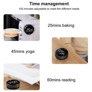 ☕☕☕Digital Kitchen Timer นาฬิกาจับเวลาดิจิตอล Led นาฬิกาจับเวลาทำอาหาร เสียงดังฟังชัด