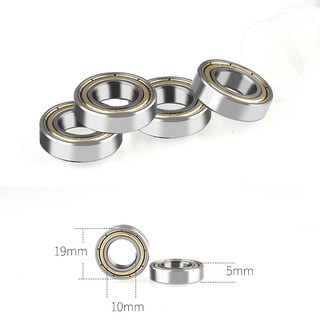 ลูกปืนเหล็ก 6800zz / 6800rs 5x19 X 10 มม. 4 ชิ้น