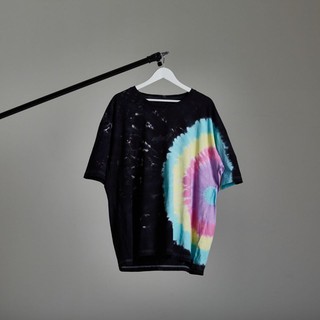 Superbad เสื้อยืดผู้ชาย รุ่น Tie Dye Hologram : Black