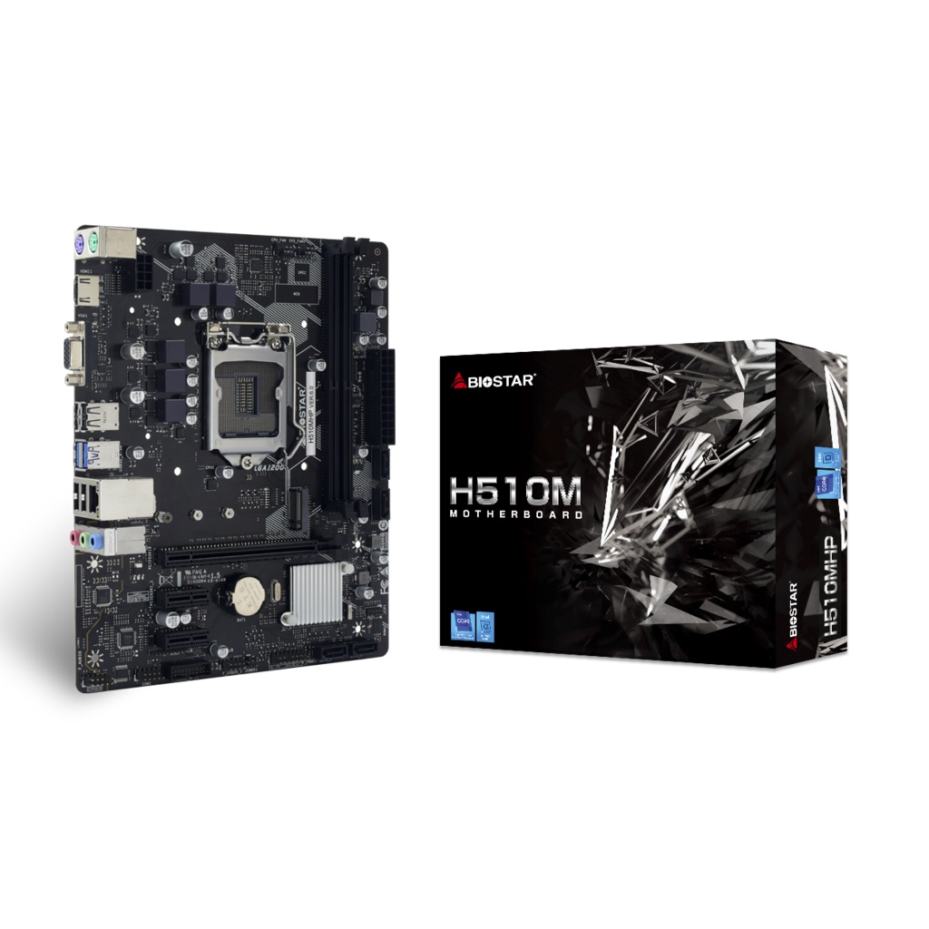 BIOSTAR H510MH 2.0 LGA1200 MOTHERBOARD - BIOSTAR H510M