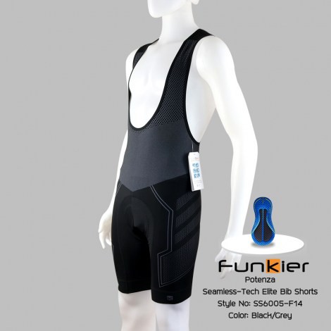 กางเกงเอี้ยมจักรยานขาสั้น Seamless