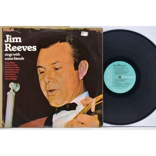 1 แผ่นเสียง 12นิ้ว e42 JIM REEVES แผ่นVG+ริ้วรอยบาง เสียงรบกวนมีบ้างเล็กน้อย ไม่มีรอยลึก แผ่นล้างทำความสะอาดแล้ว ปกVG+