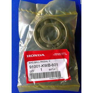 ลูกปืน แท้ 63/22 ข้างข้อ เวฟ Honda Wave 110i (BRG, Ball Radial6 91001-KWB-601)