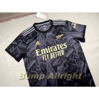 New 2022 !! : เสื้อทีม อาเซน่อล เยือน Arsenal Away 2022 สีดำ สุดเท่ห์ !!